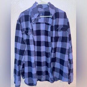 George Dark Blue Textured Shirt